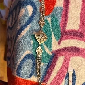 Kenneth Cole Silver Geometric Bracelet